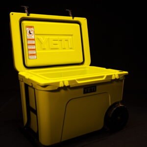 OUTCAST CUSTOM YETI COOLER – YELLOW EDITION