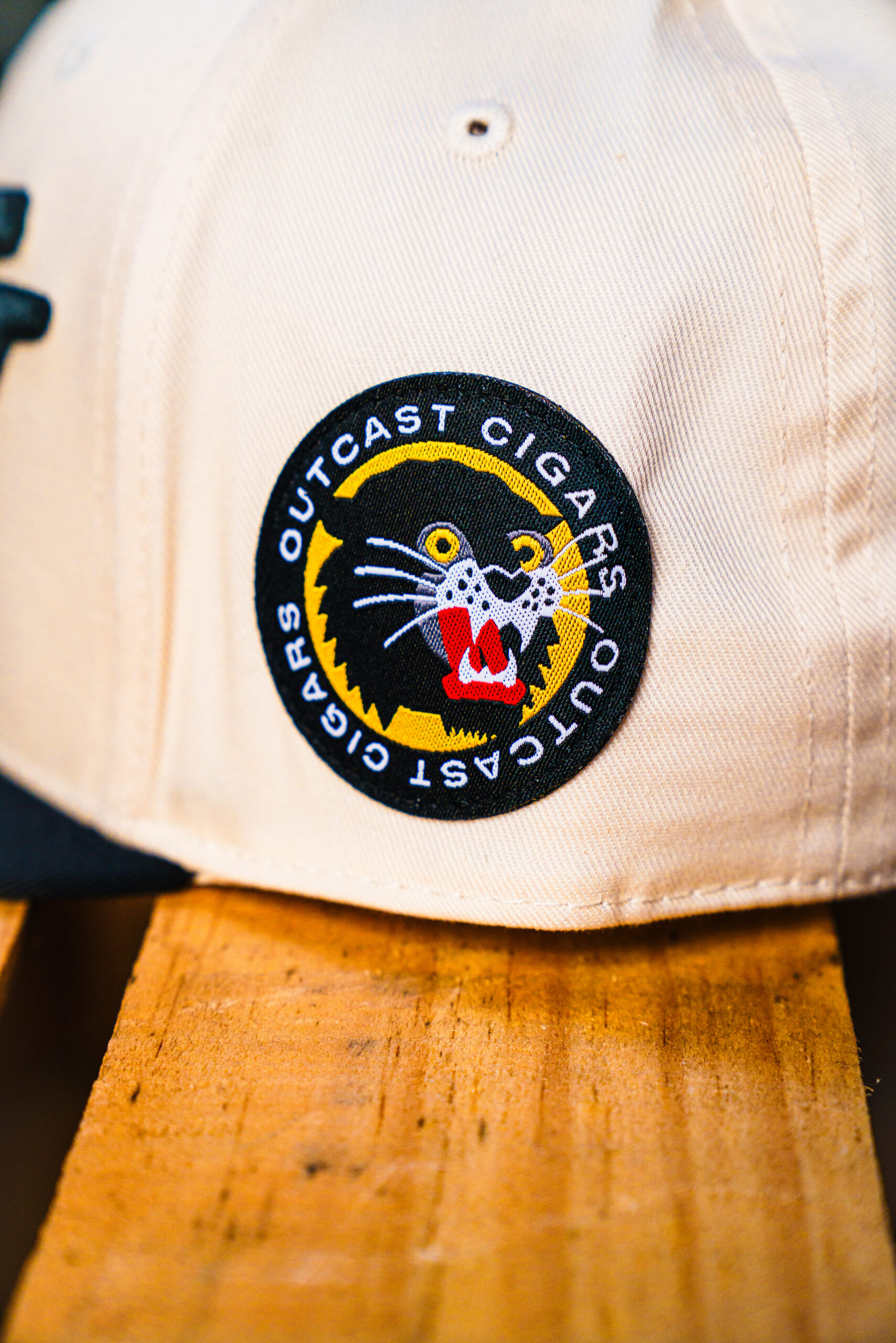 Outcast Signature Snapback – Cream & Black Edition - Image 3